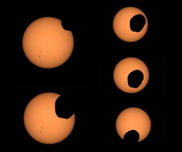 Perseverance captures video of solar eclipse on Mars