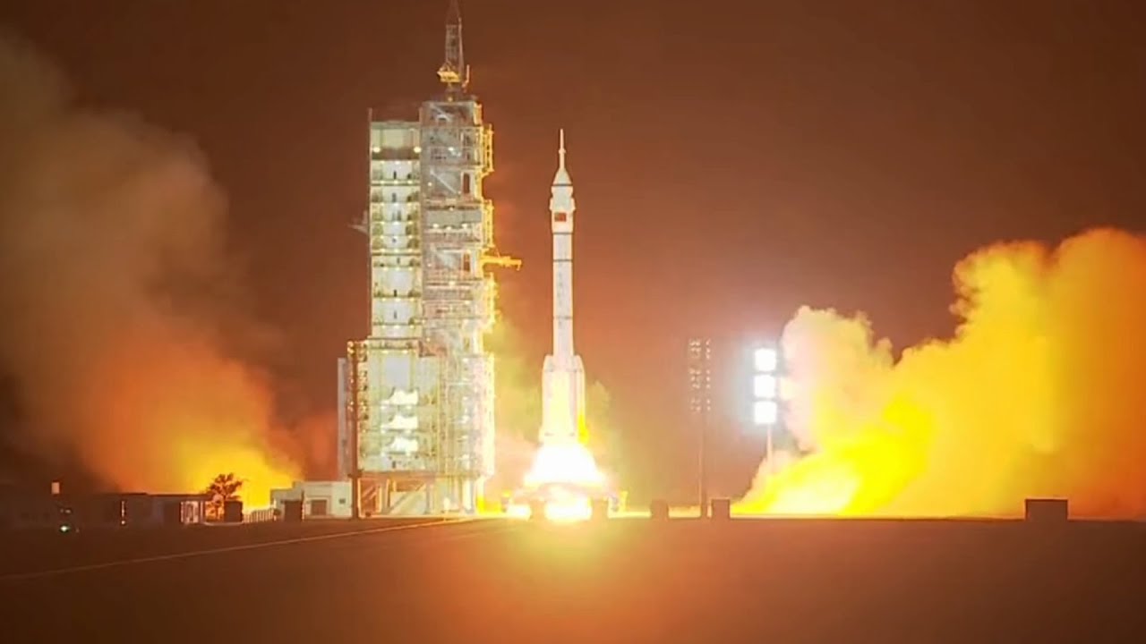 Watch live! China's Shenzhou 19 crew launches to Tiangong space station - YouTube