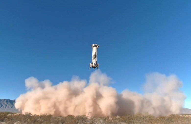 NS-28 booster landing