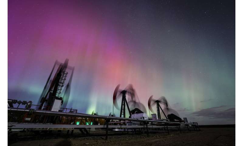 Northern lights may be faintly visible across parts of the US this Thanksgiving