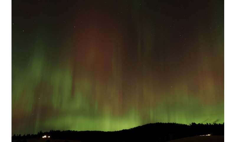 Northern lights may be faintly visible across parts of the US this Thanksgiving