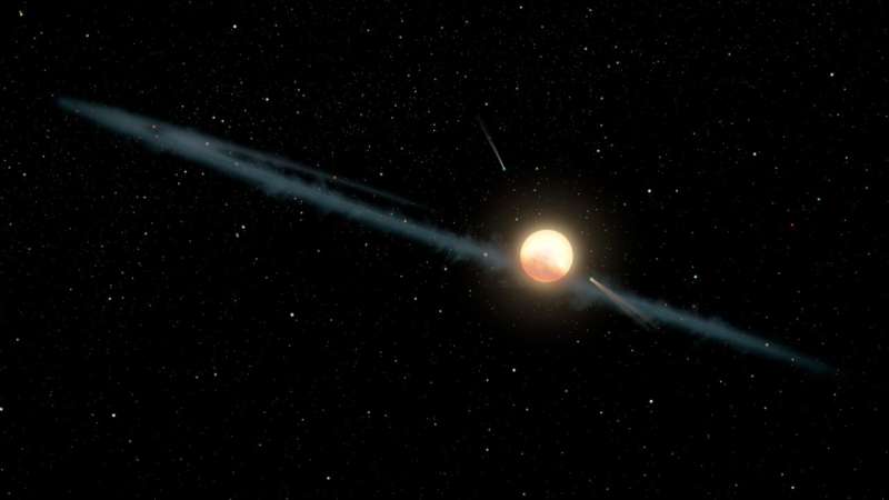 Ring around Tabby's star