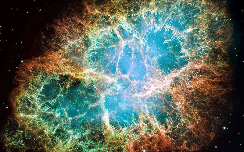 New idea may crack enigma of the Crab Nebula's 'zebra' pattern