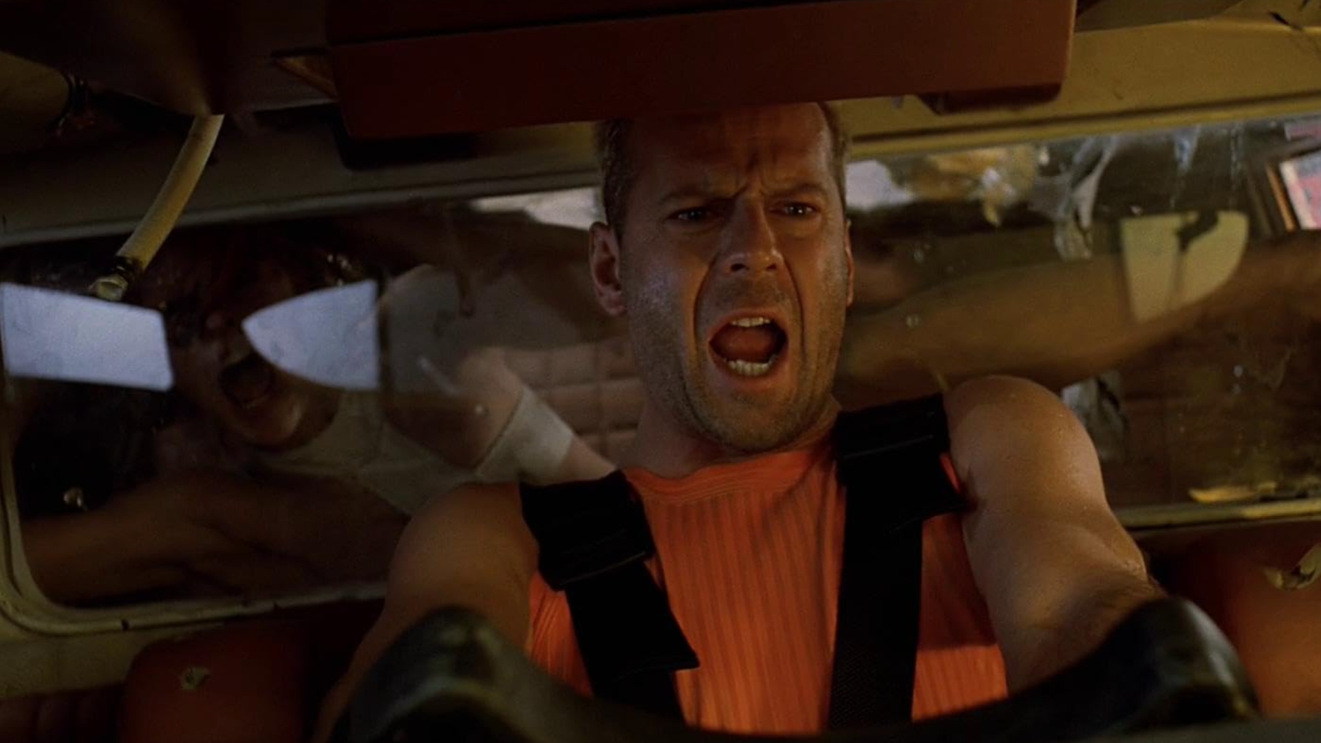 Screenshot from the sci-fi movie The Fifth Element (1997)