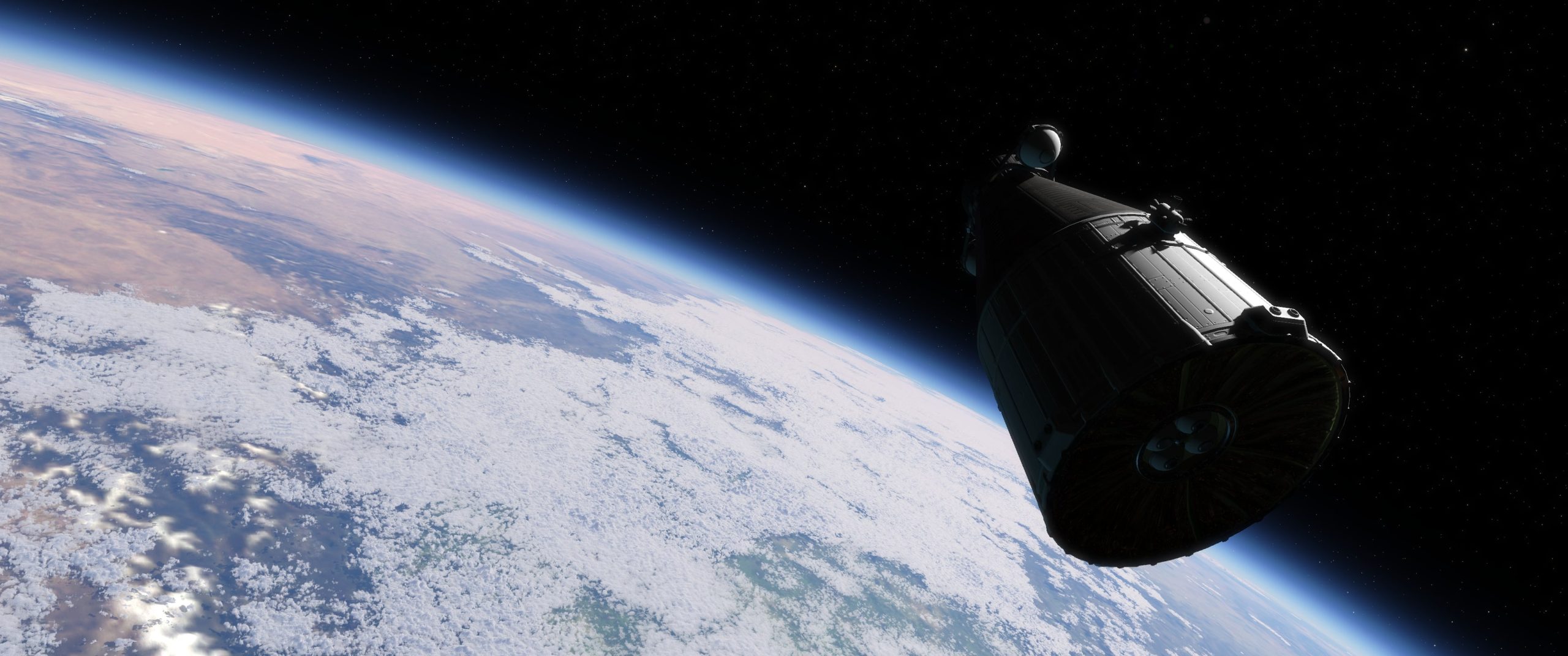 Screenshots from the pre-alpha build of Kitten Space Agency