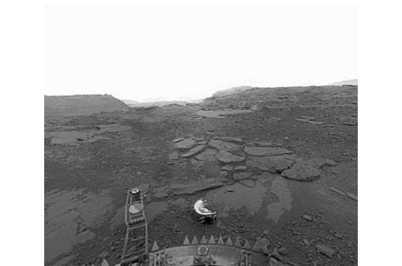 Surface of Venus, as seen by Venera 13. Credit: Venera 13/Don P.Mitchell The 'anti-weather' of Venus