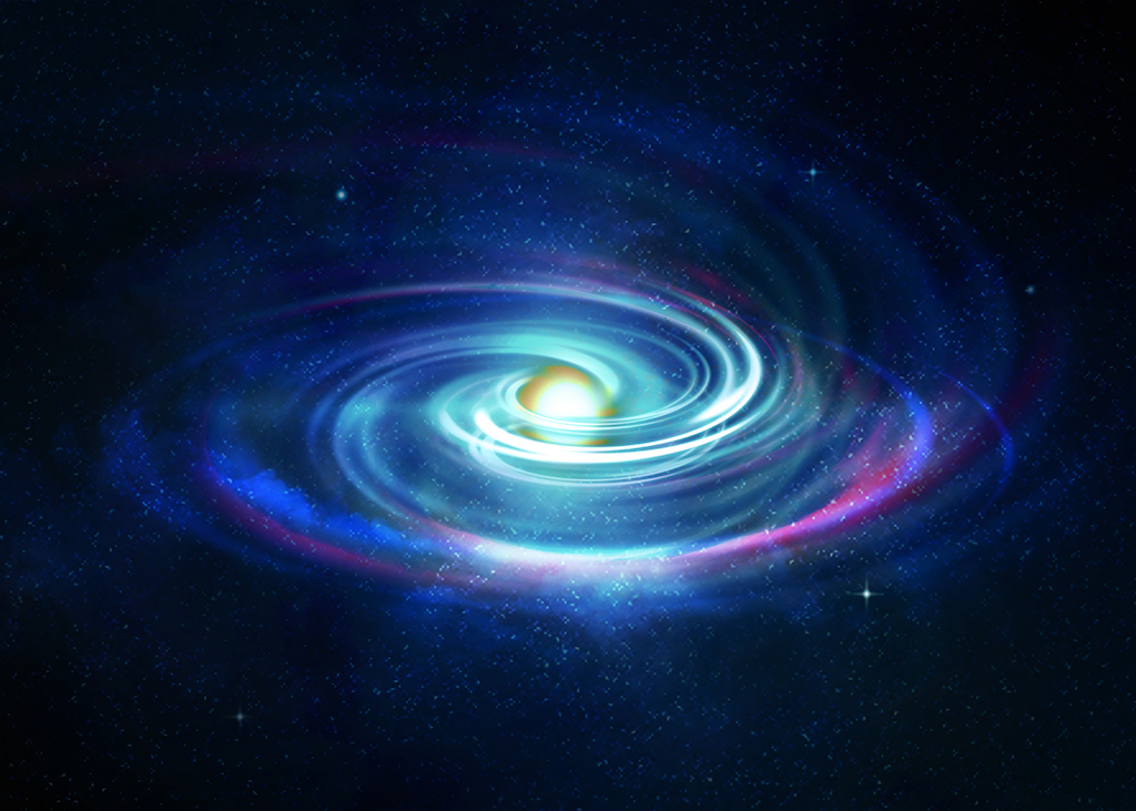 Artist's depiction of the big bang.