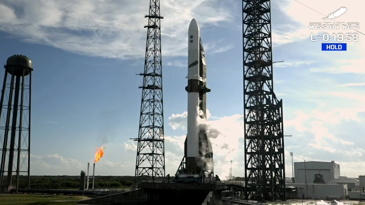 Scrub! Blue Origin delays New Glenn rocket launch of NASA Mars mission - YouTube