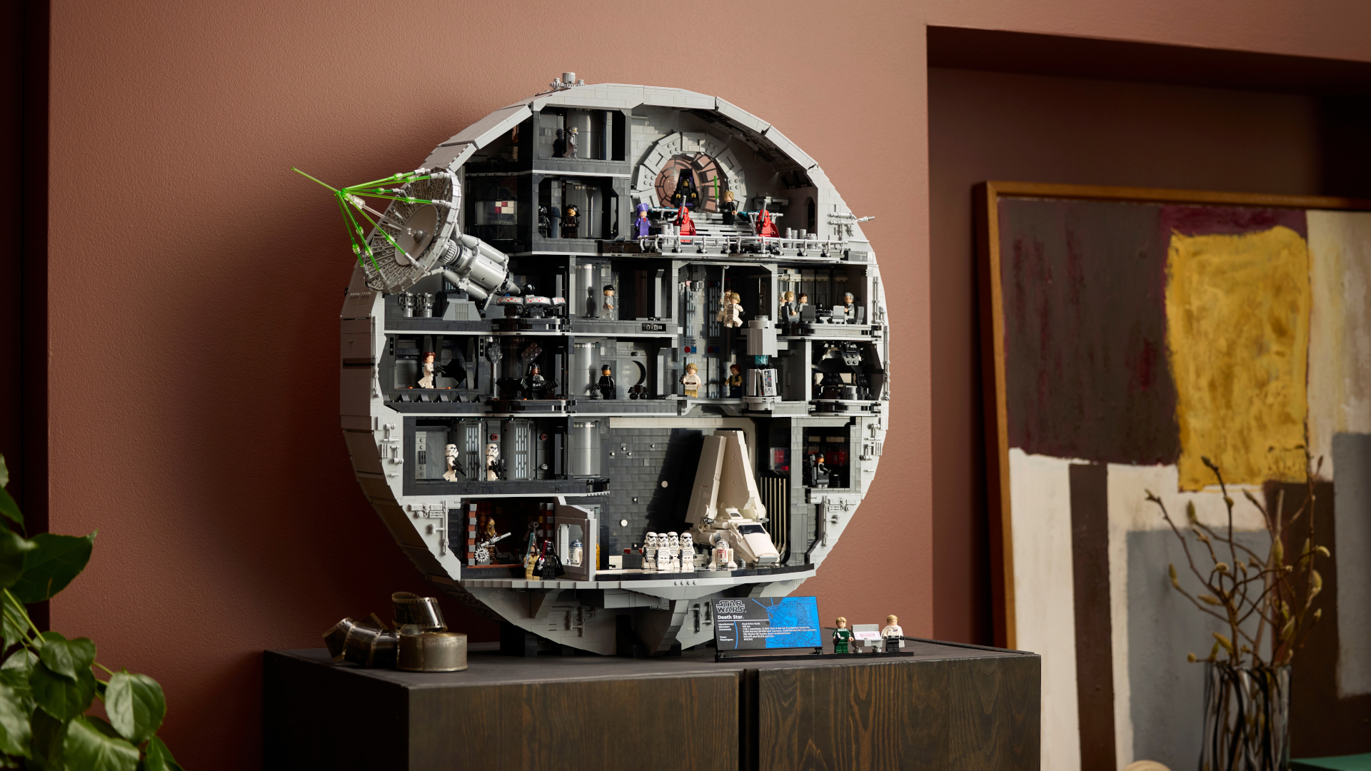 a cross-section of the Lego Death Star