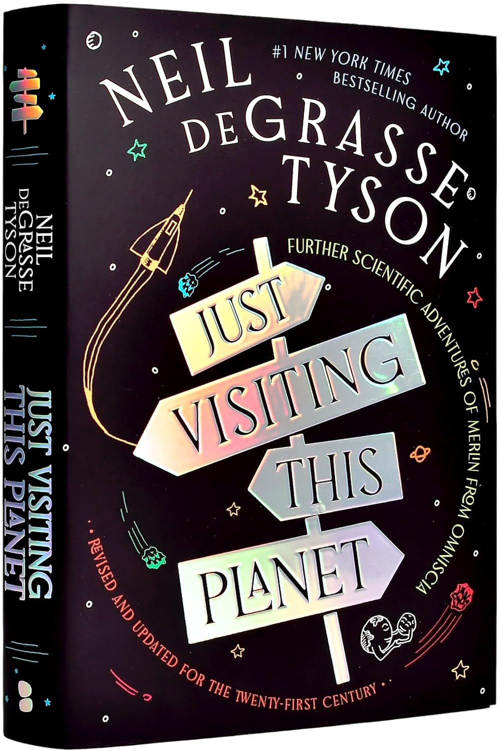 cover of a book titled Just Visiting This Planet