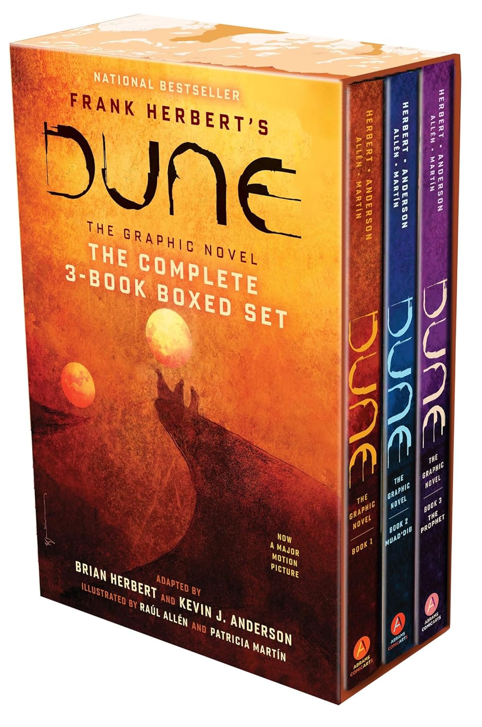 a 3-box set of the Dune Graphic Novel