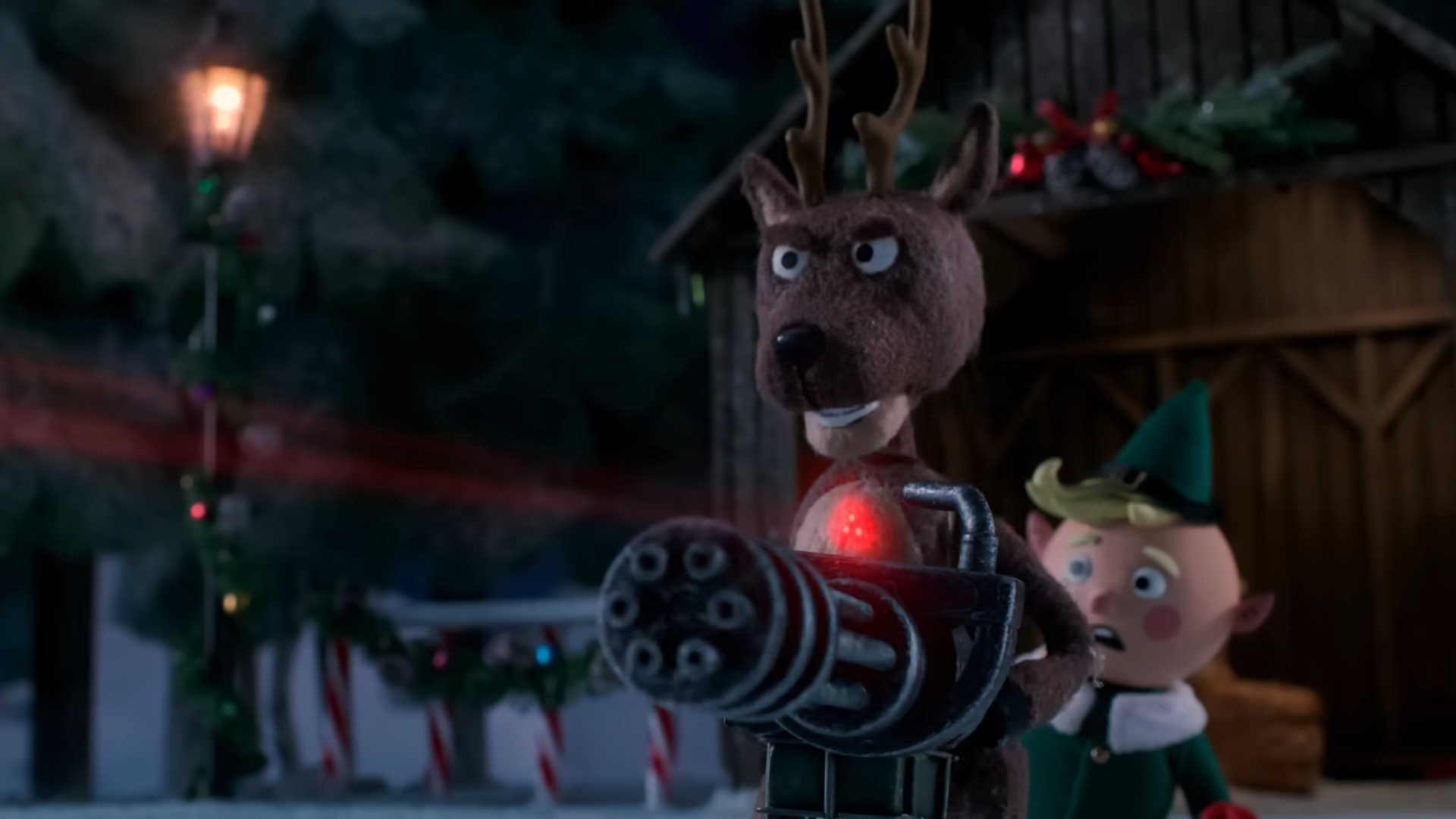 Screenshot from stop-motion animated Holiday Short 