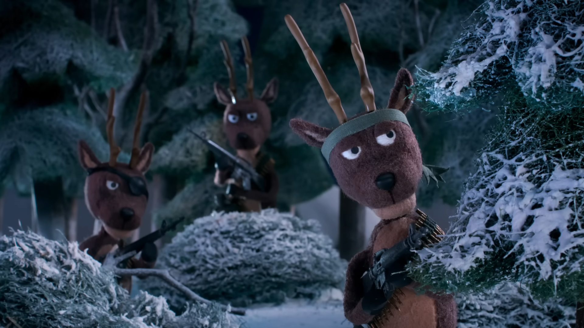Screenshot from stop-motion animated Holiday Short 