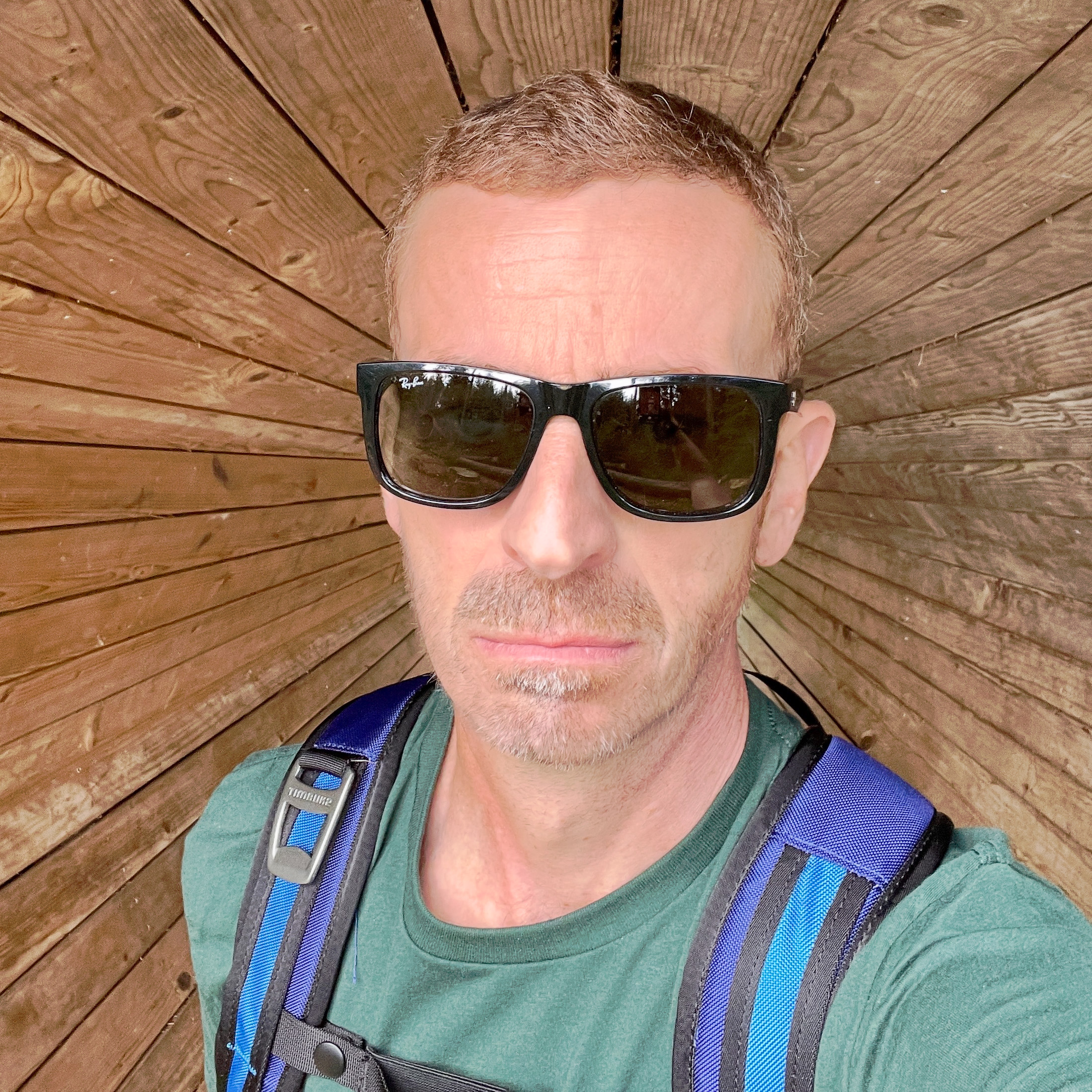 Rich Owen wearing sunglasses