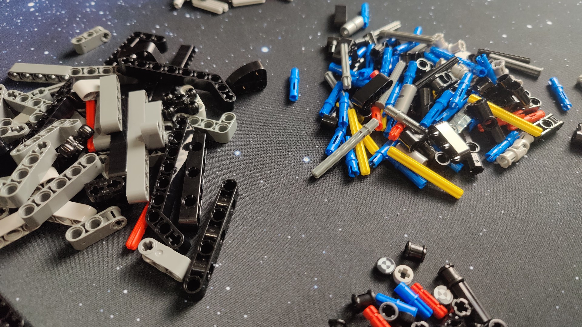 Photo of the Lego NASA Mars Rover Perseverance being built.