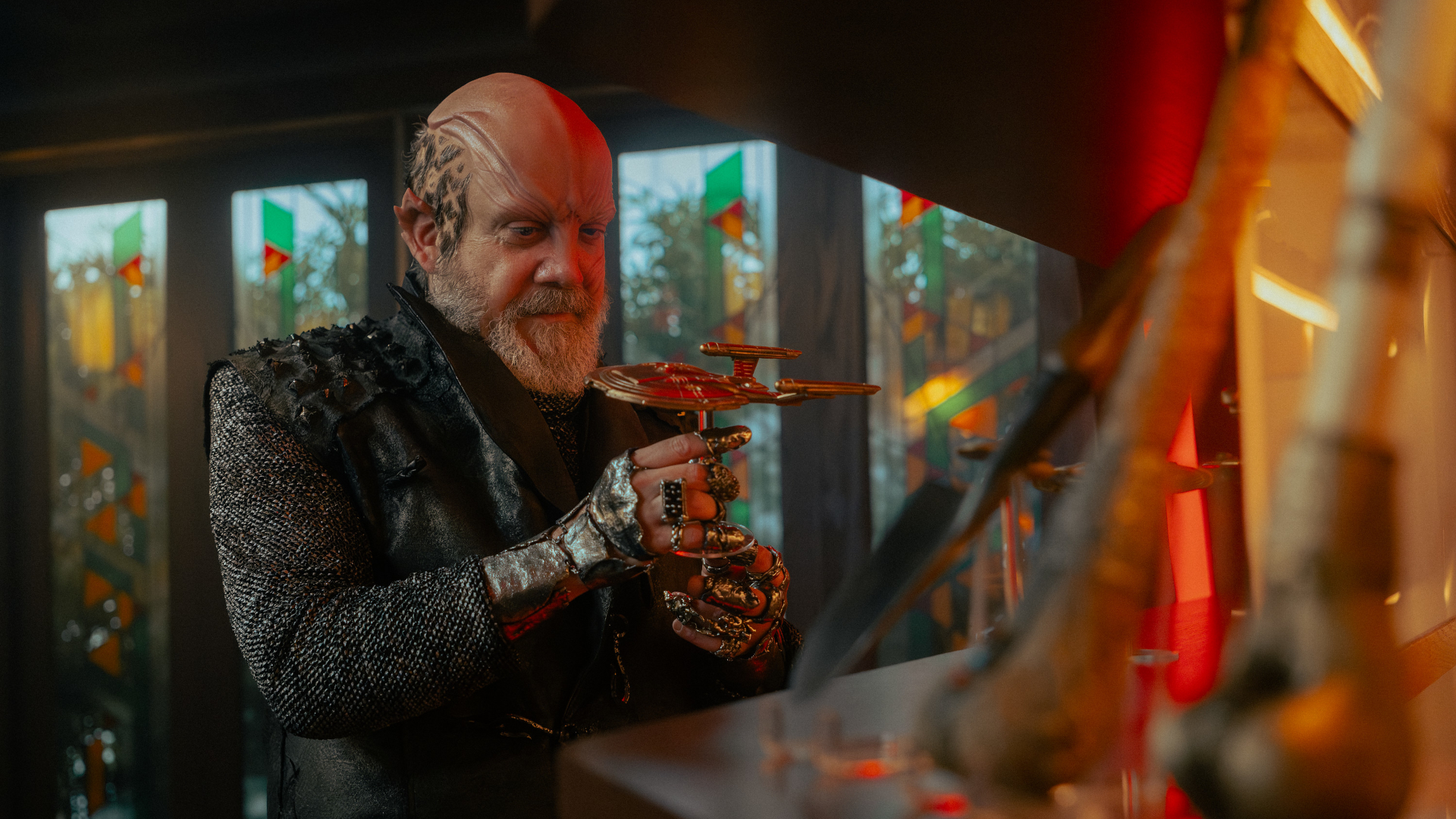 Paul Giamatti as Nus Braka in season 1, episode 6, of Star Trek: Starfleet Academy streaming on Paramount+.