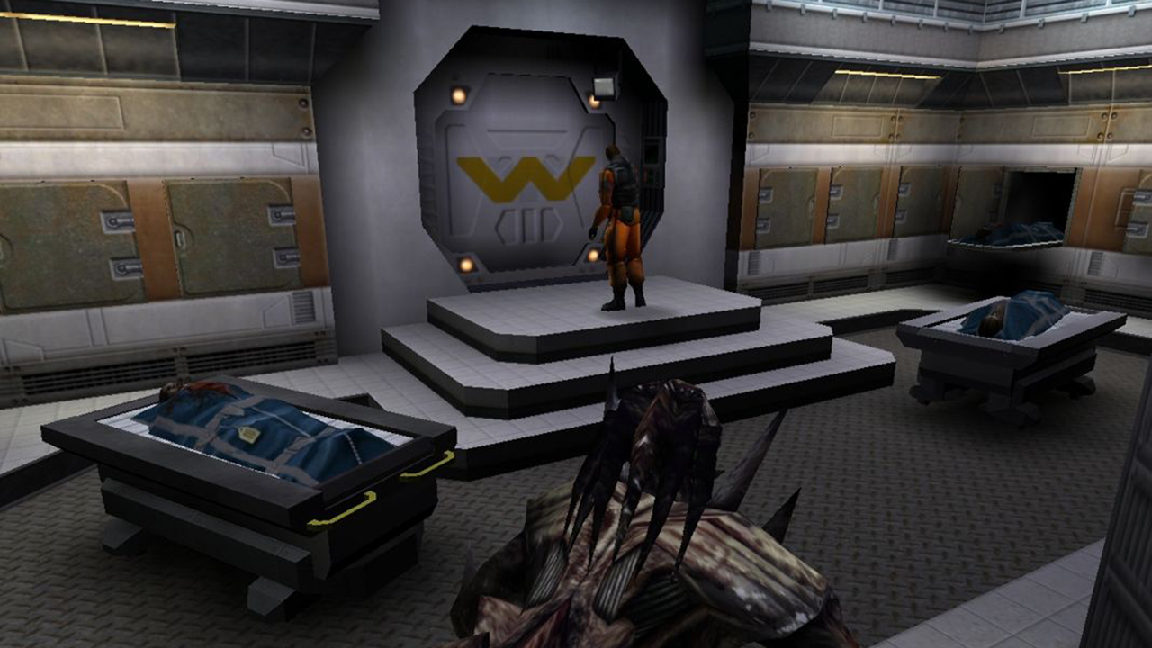 Screenshot from the 2003 video game Alien vs Predator 2
