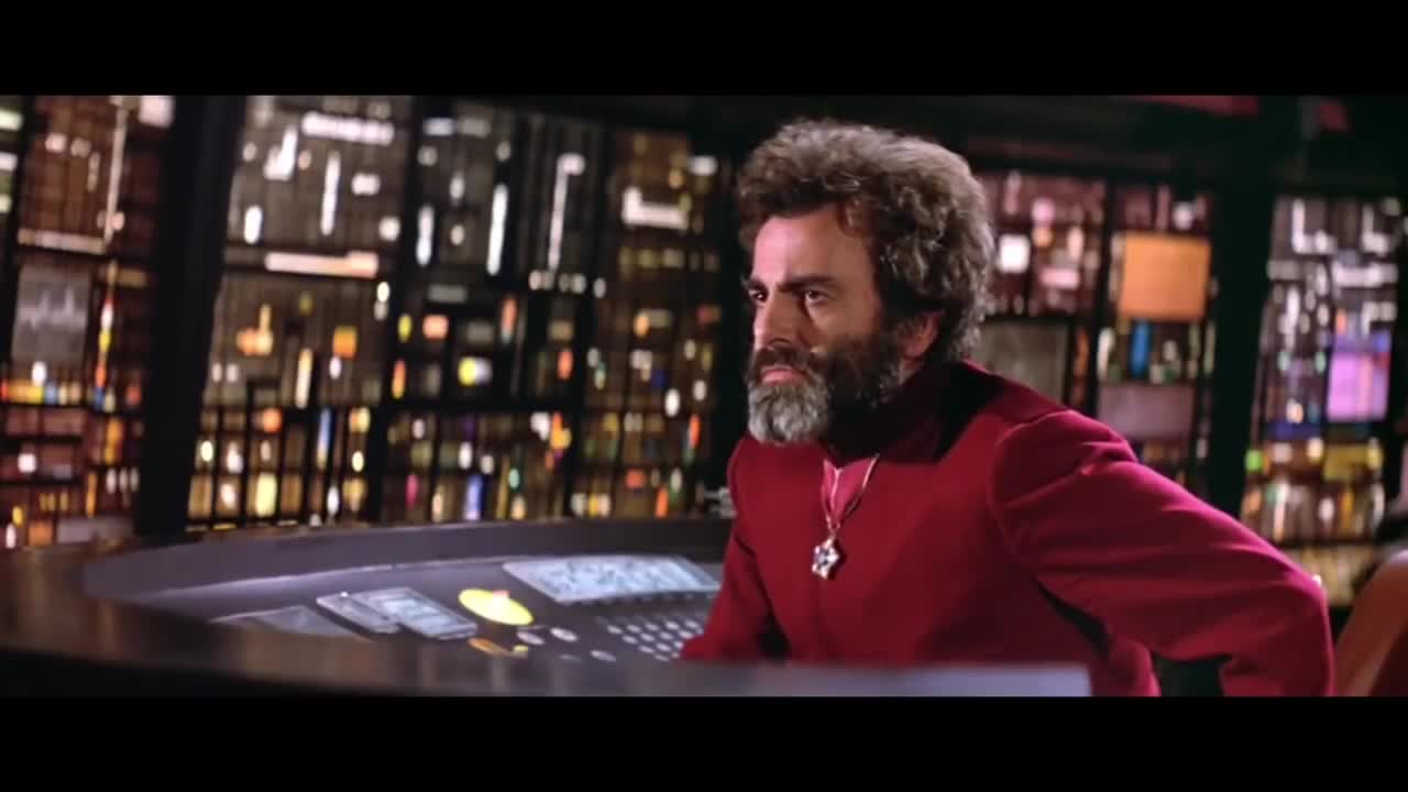 Screenshot from the 1979 sci-fi movie 