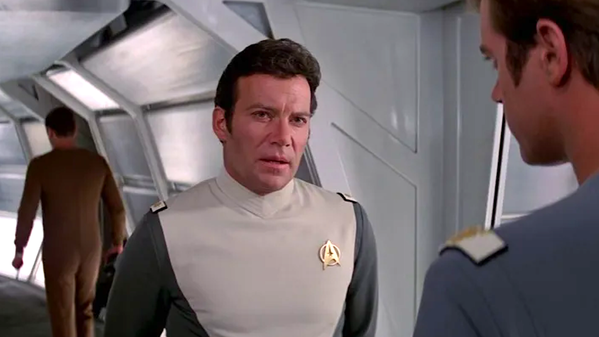 a sci-fi character on a starship