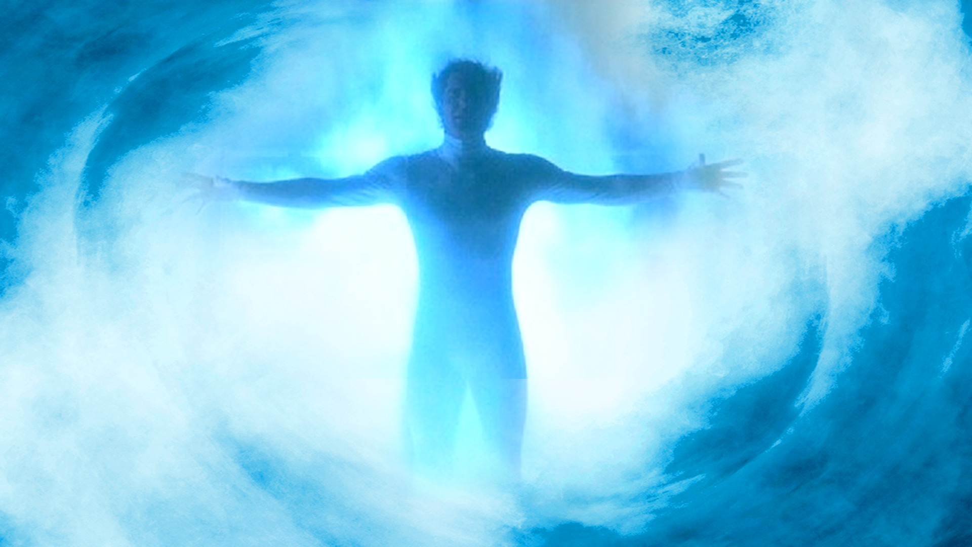 Dr Sam Beckett inside the Quantum Leap Accelerator, from the TV series Quantum Leap