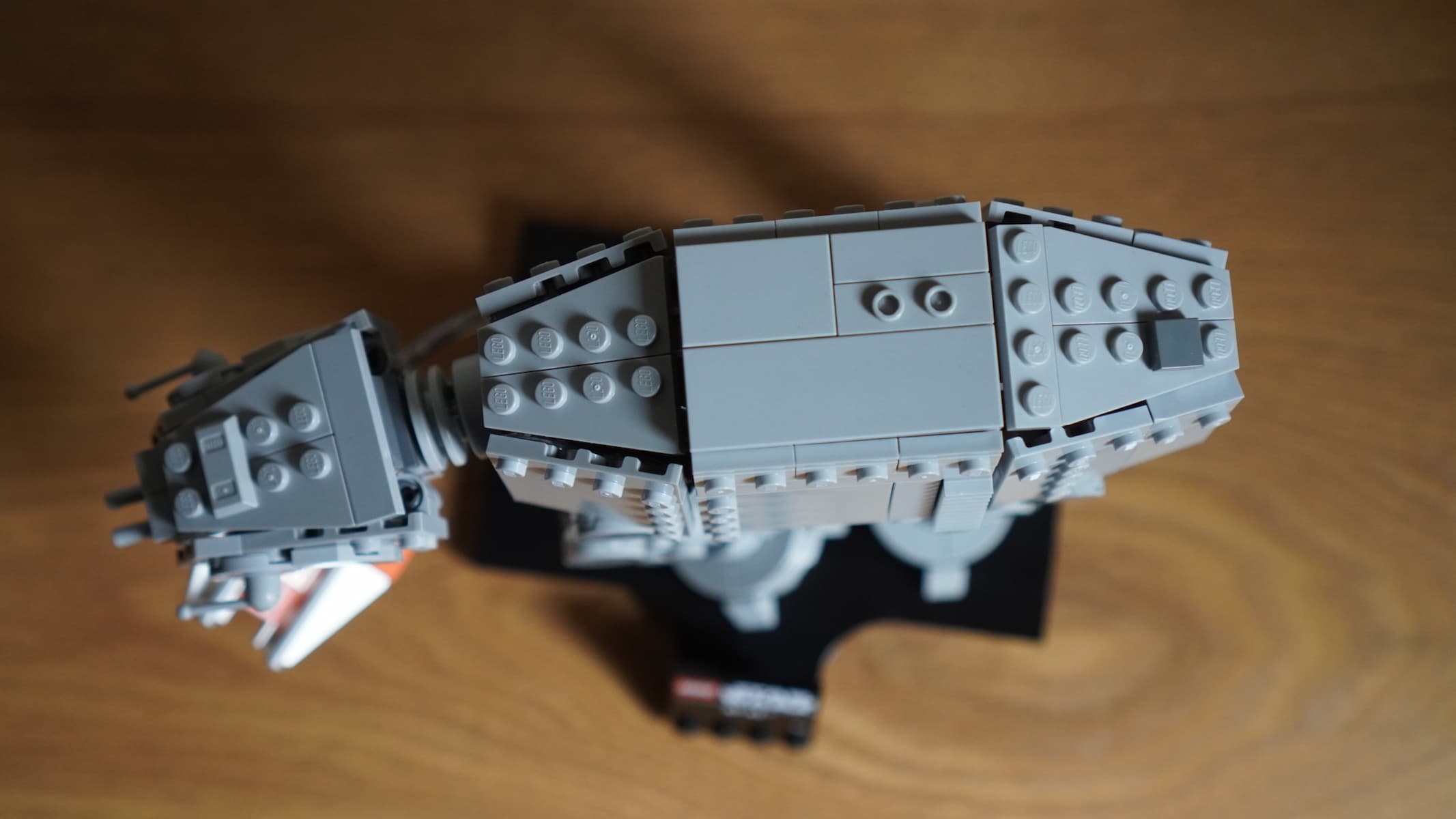The completed build of Lego Star Wars AT-AT (2026) edition