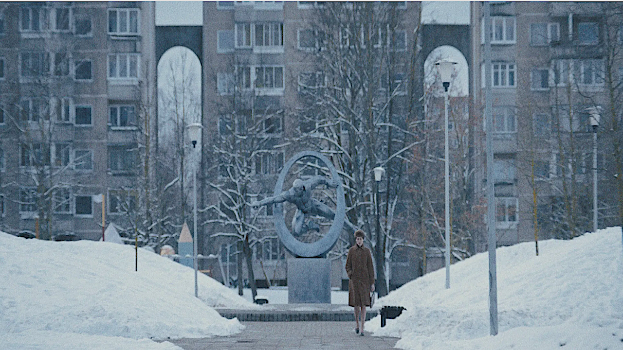 a cold winter scene in Russia