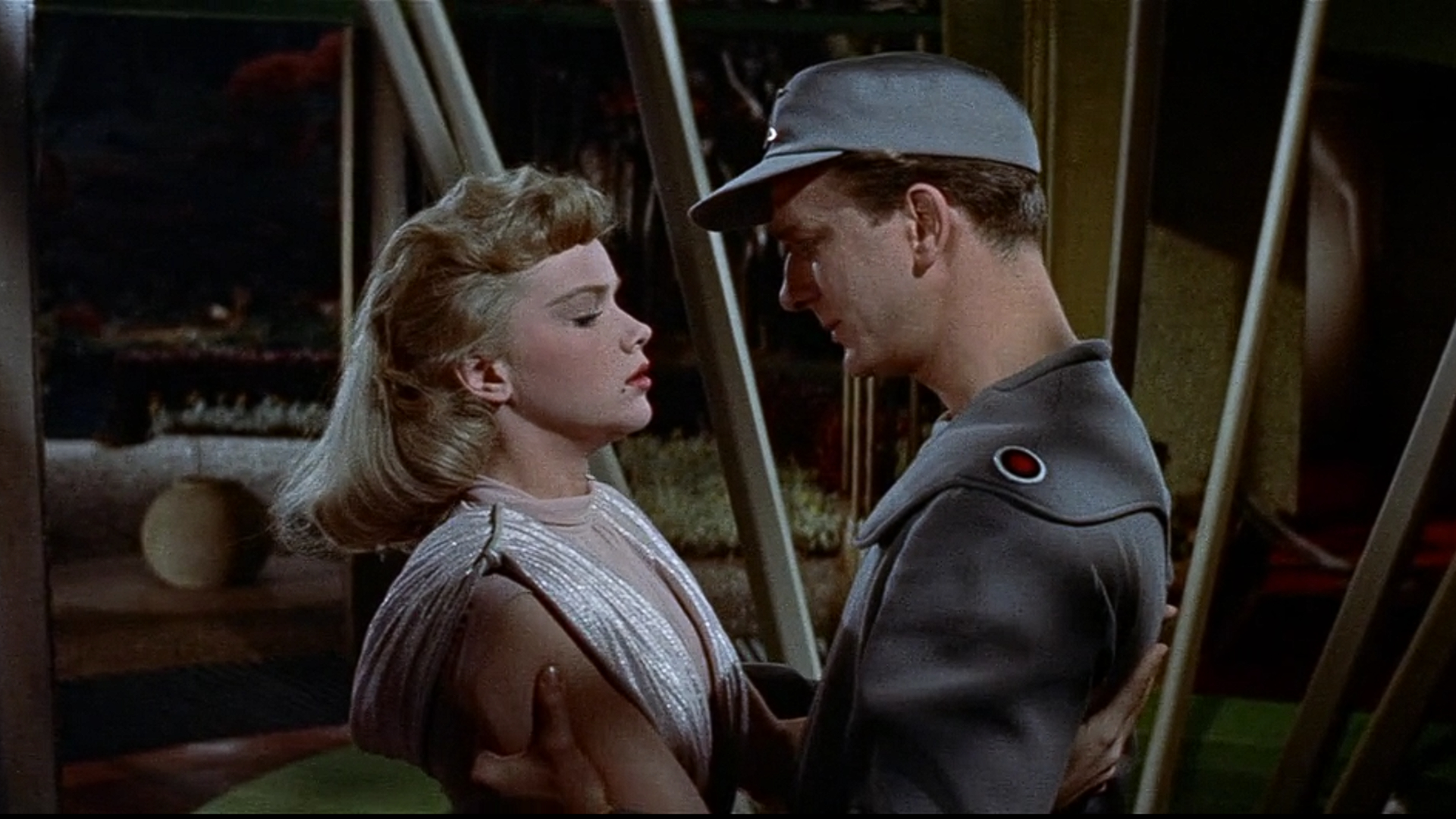 Screenshot from the 1956 sci-fi movie Forbidden Planet.