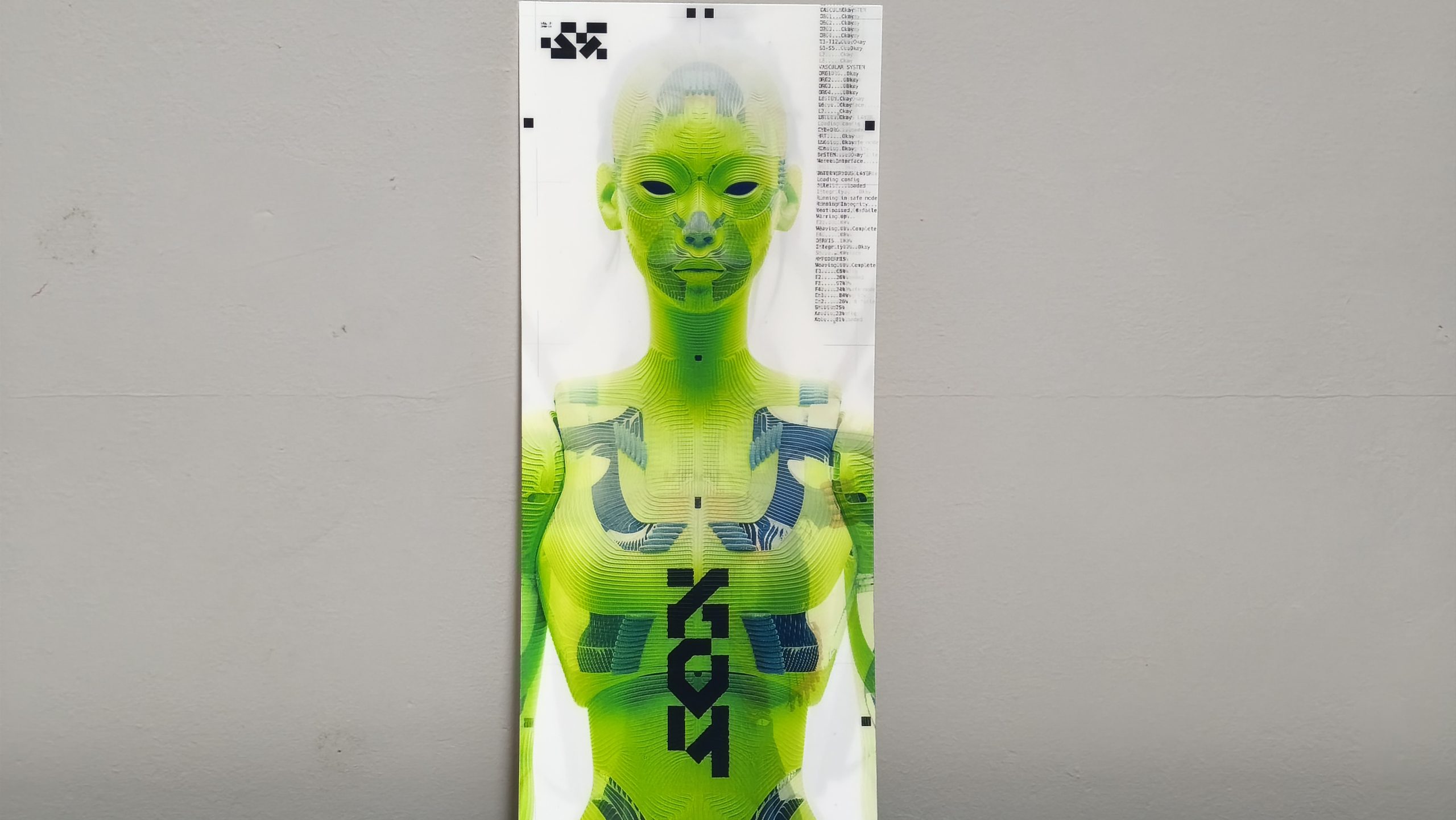 The lenticular poster included in the Marathon Collector's Edition