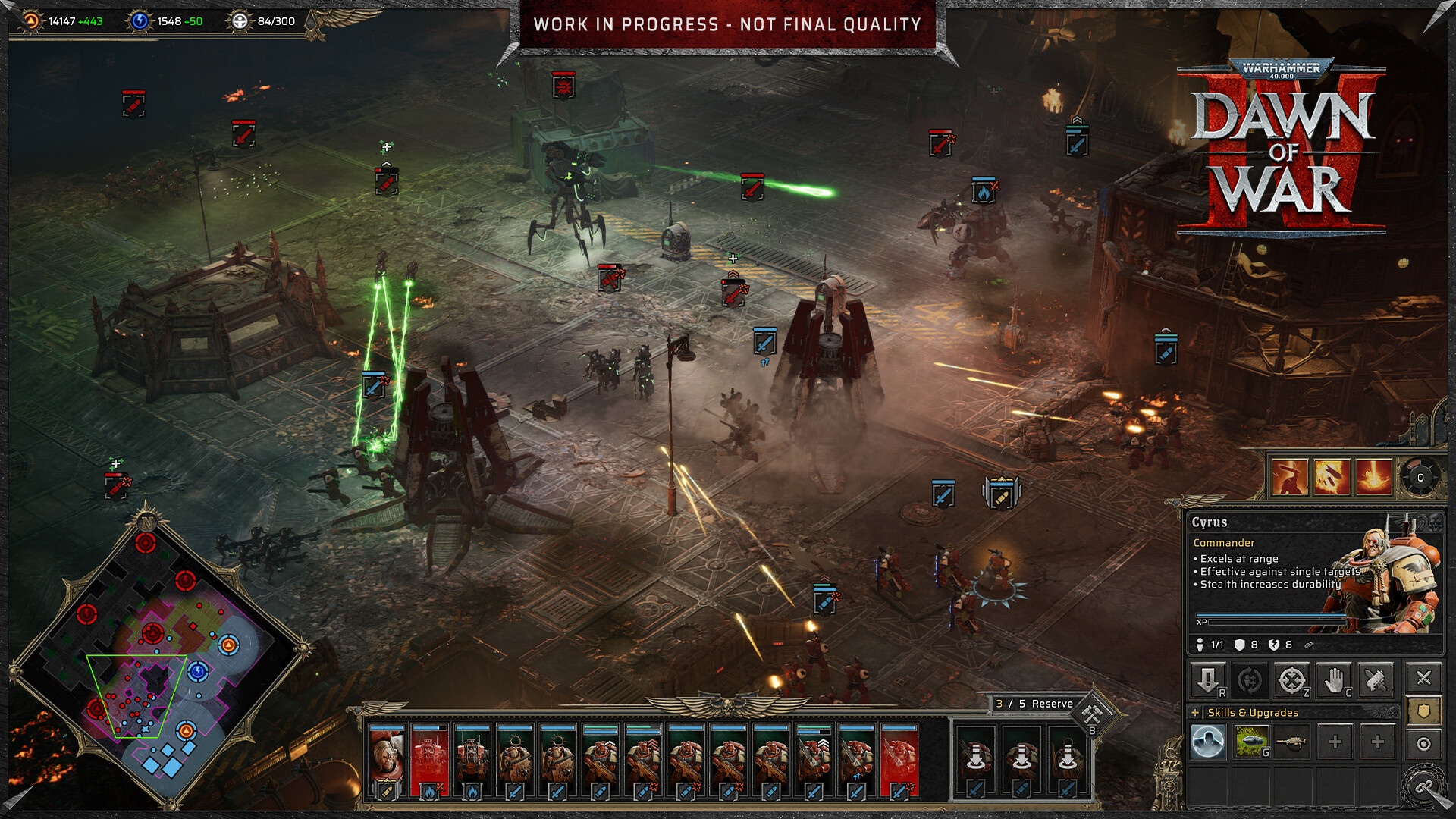 Screenshot from sci-fi strategy game 