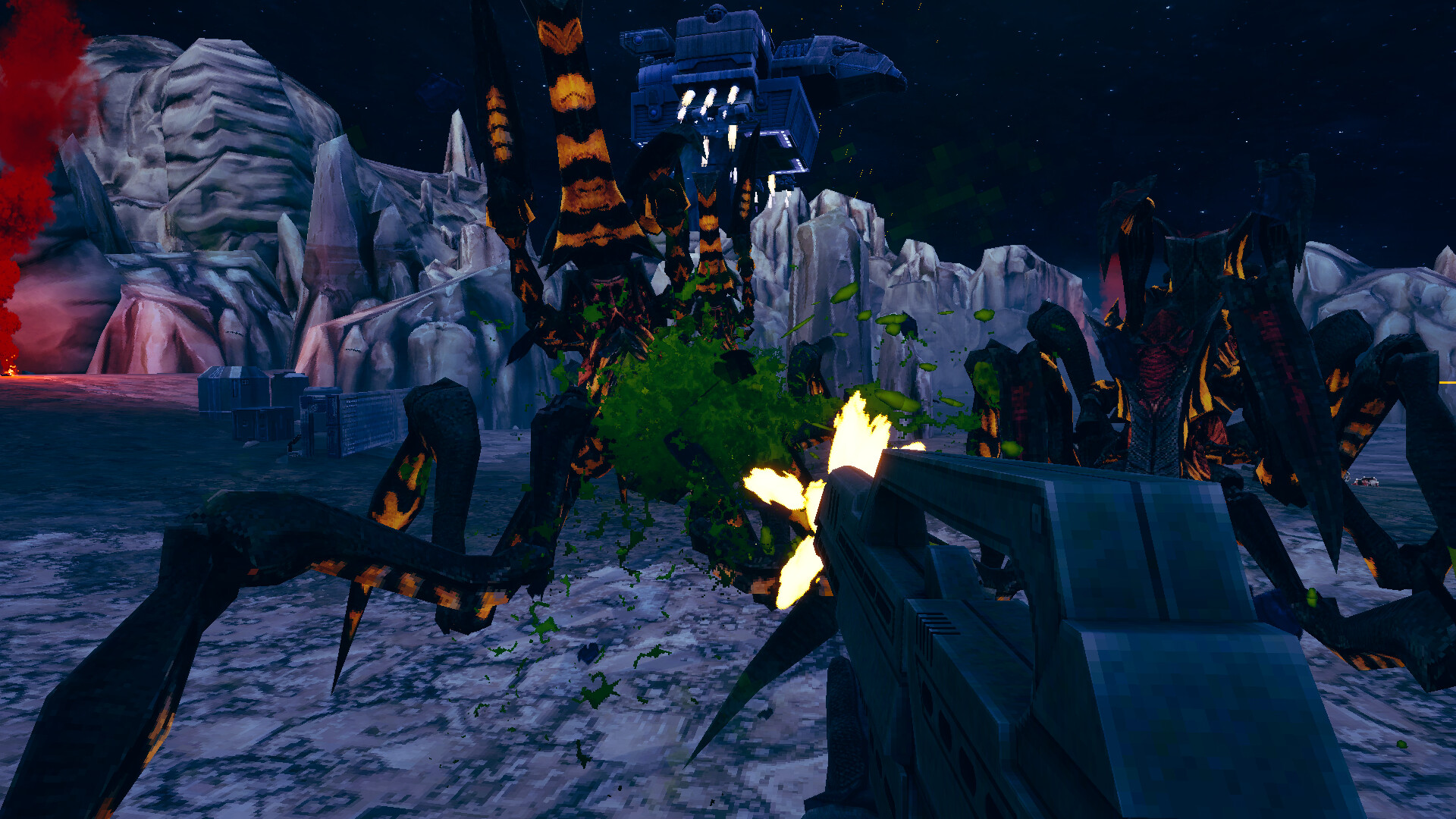 Screenshot from the sci-fi video game 