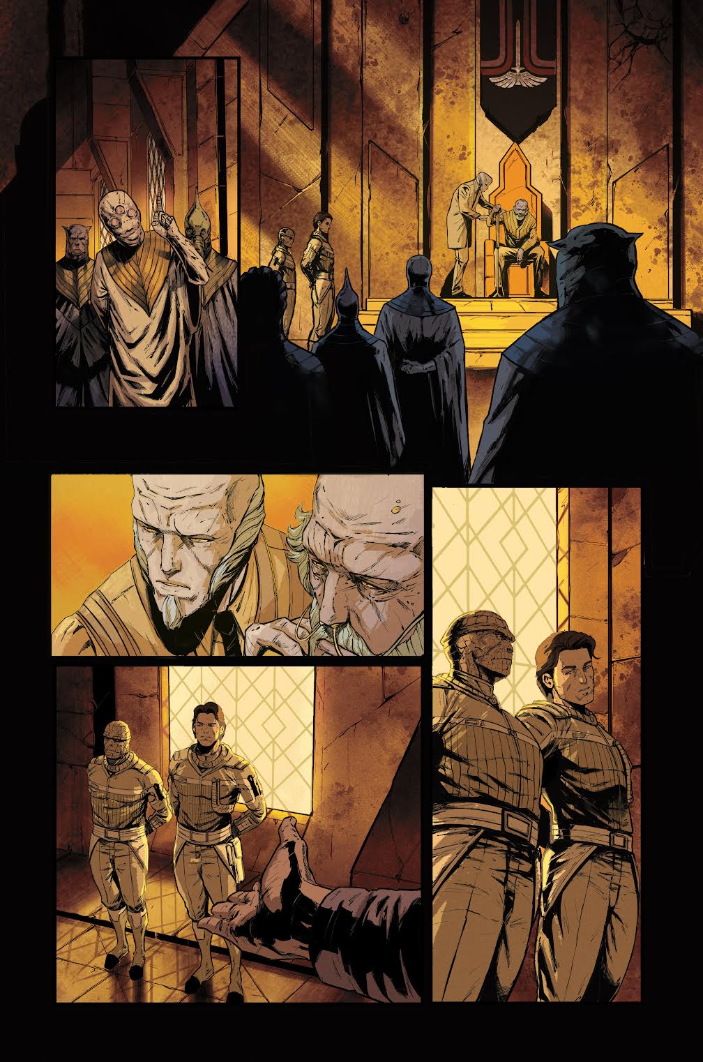  a page from a sci-fi comic book