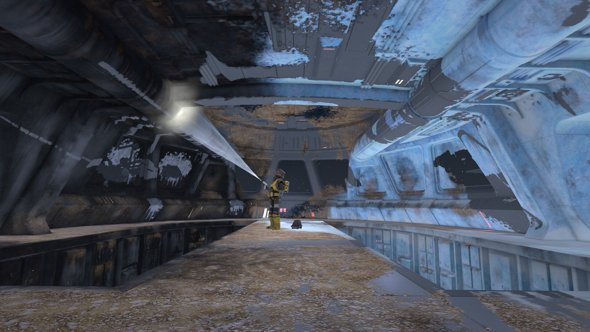 A screenshot from PowerWash Simulator 2: Star Wars DLC.