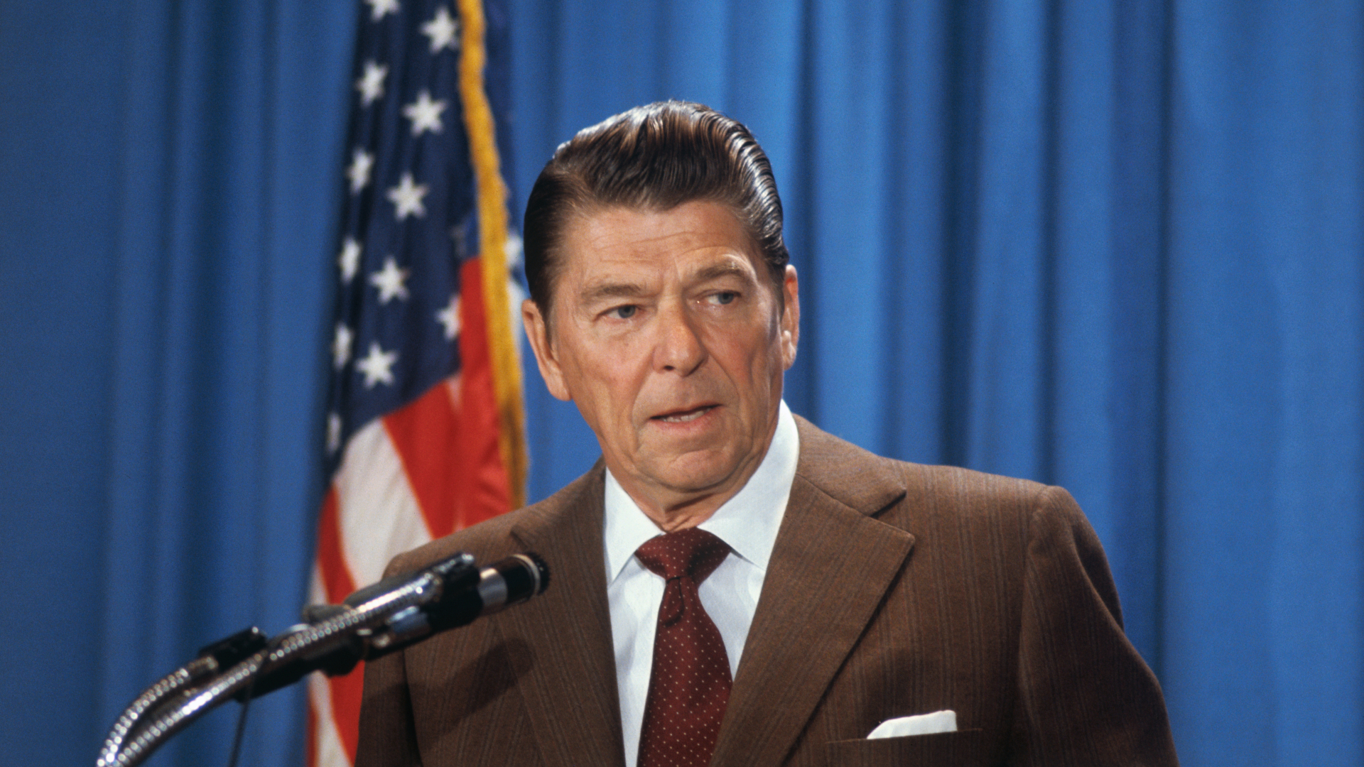 Ronald Reagan, Republican candidate for the presidency in 1976.