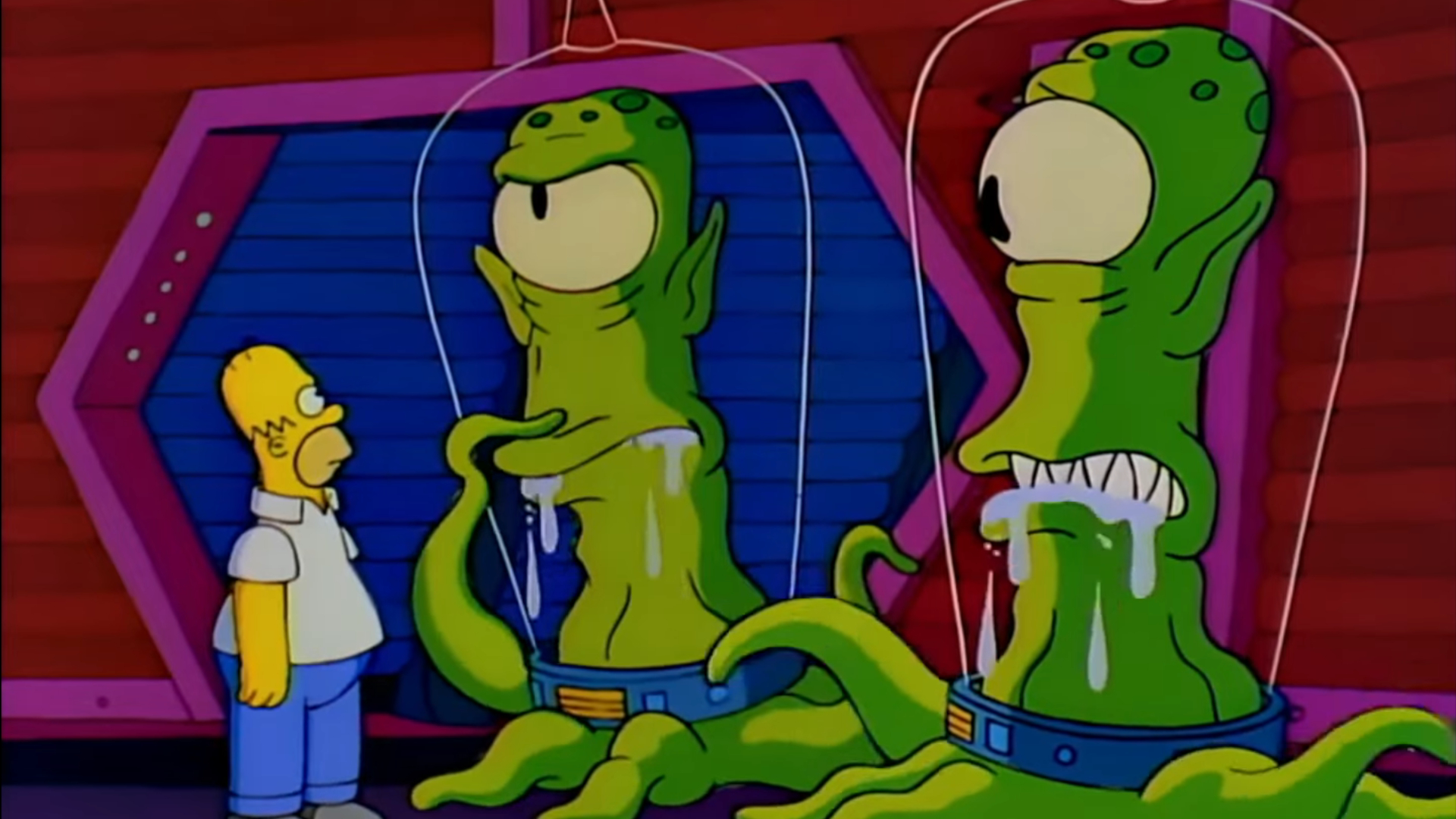 Kang and Kodos from The Simpsons