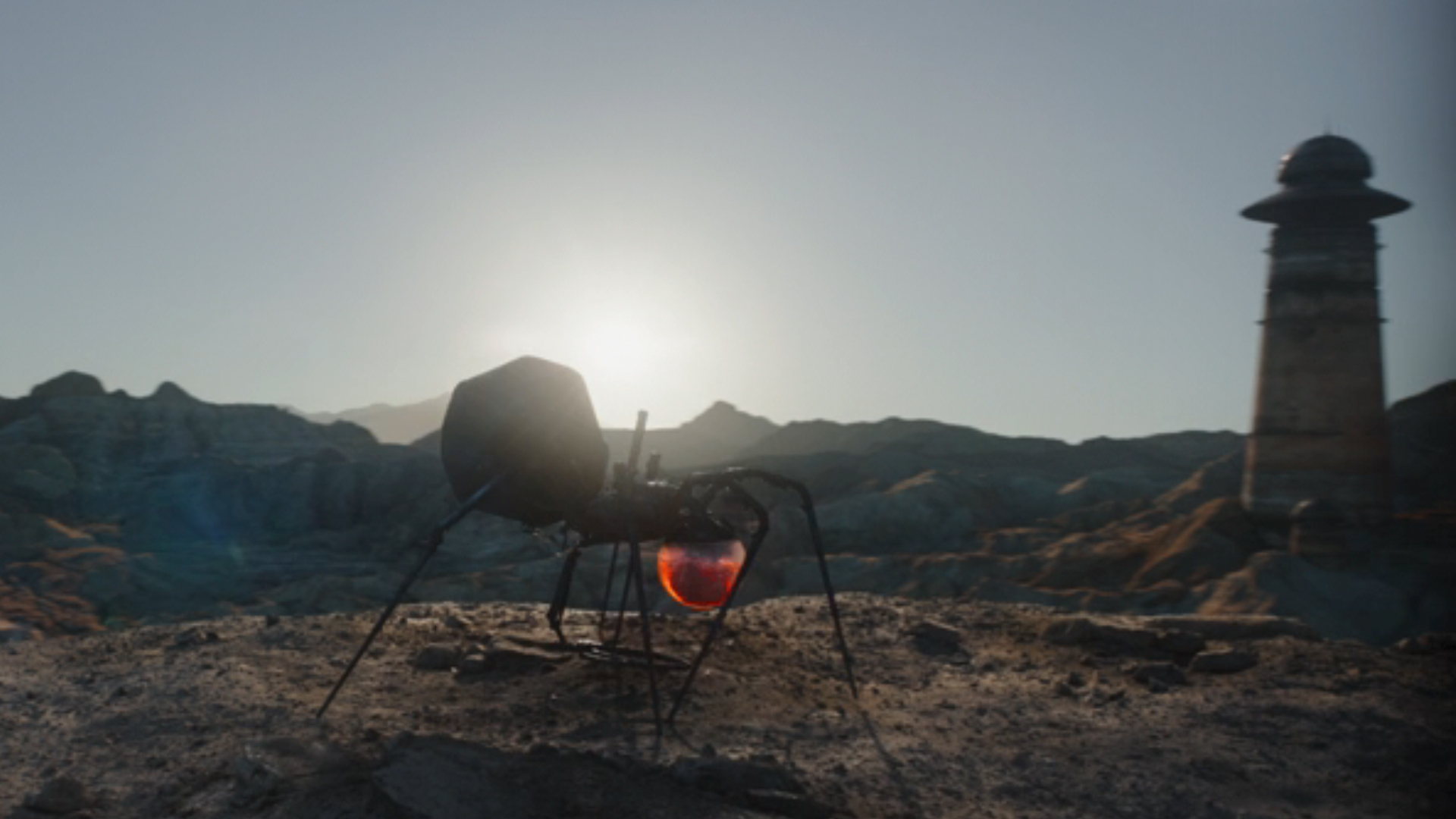 One of the spider-like B'omarr monk shown in 