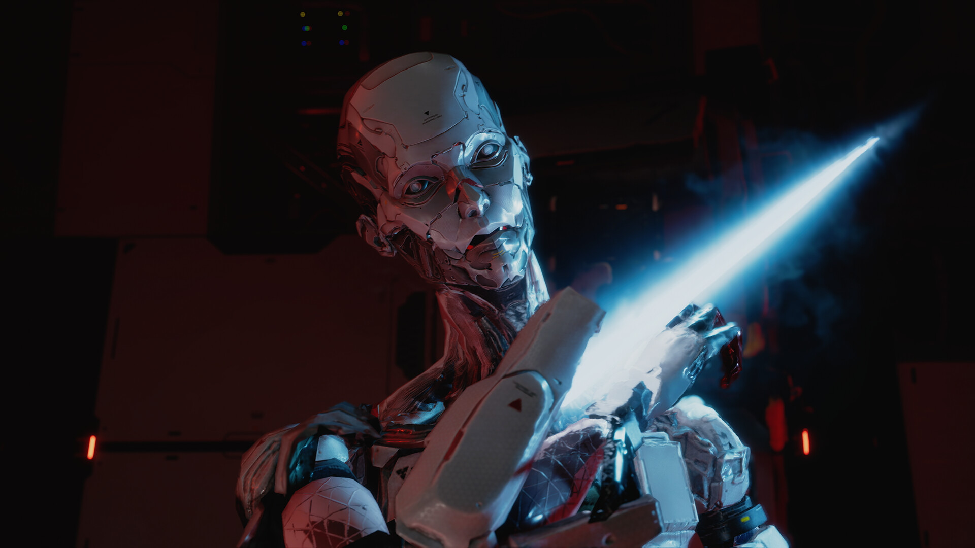 Screenshot from the sci-fi video game 