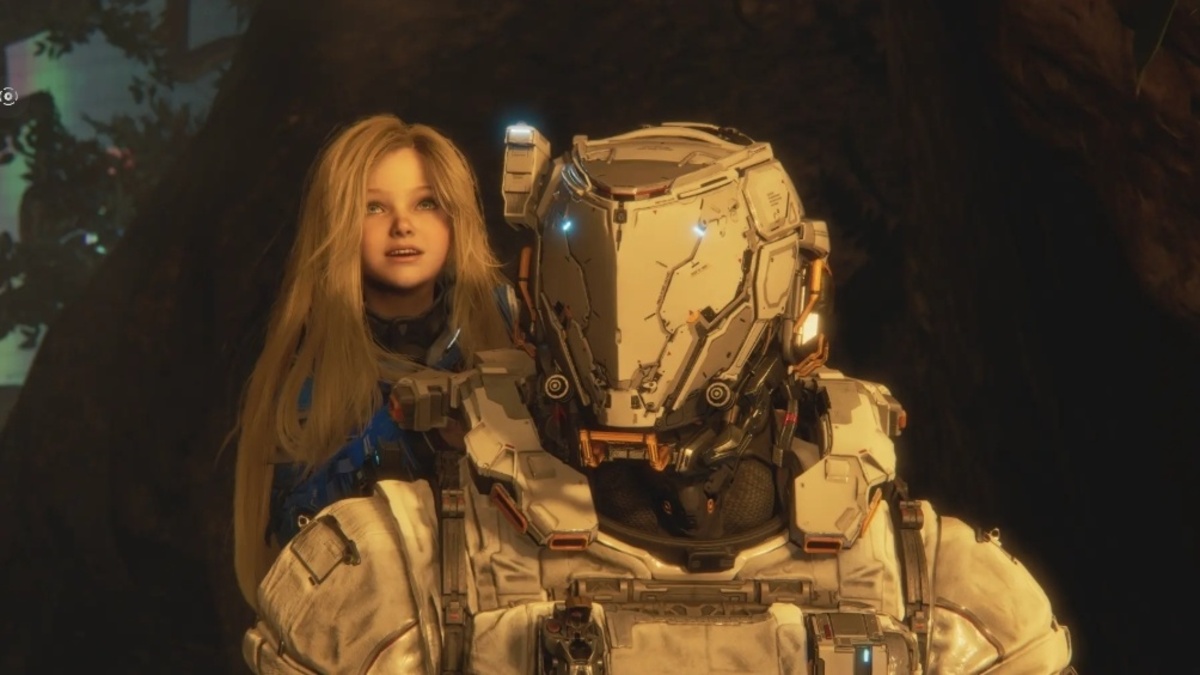 Screenshot from the sci-fi video game 
