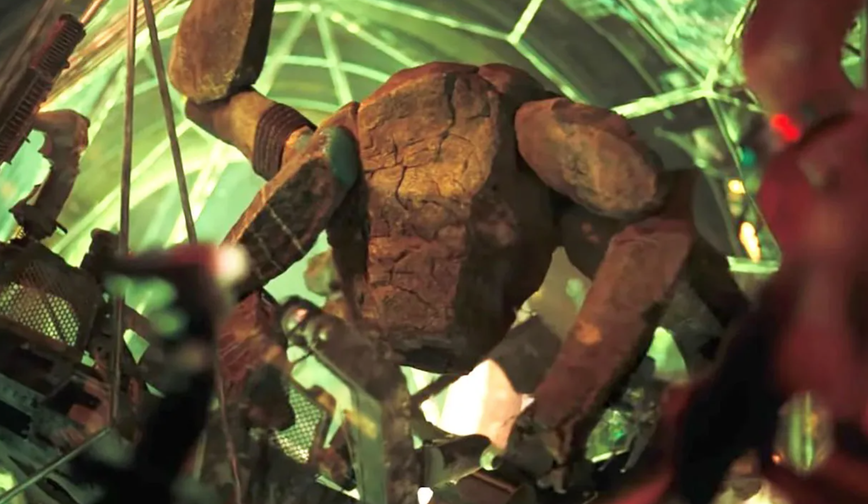 a rock-like tarantula alien creature