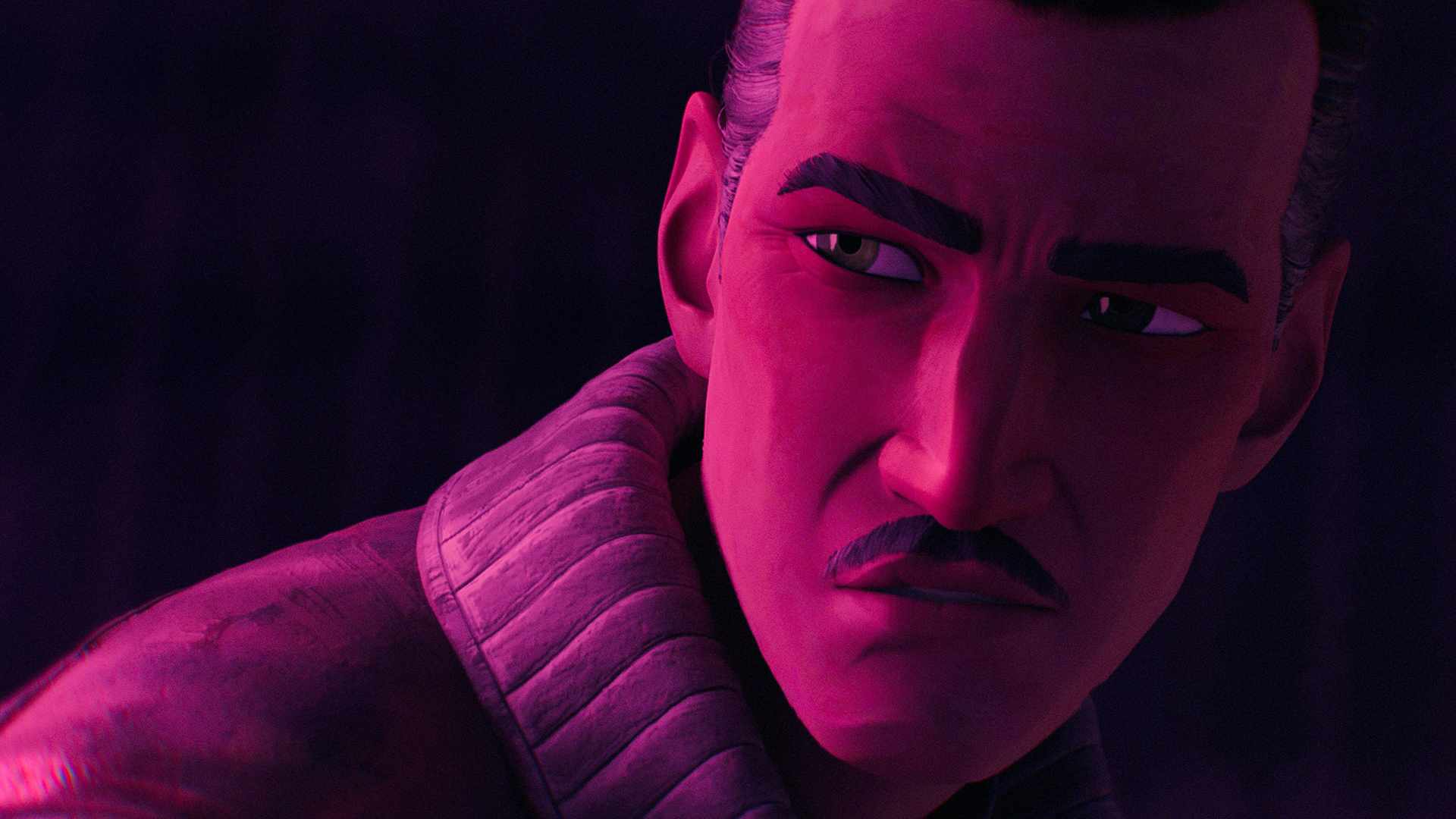 Captain Brander Lawson (voiced by Wagner Moura) in Lucasfilm's STAR WARS: MAUL - SHADOW LORD, exclusively on Disney+. Photo courtesy of Lucasfilm. © 2026 Lucasfilm Ltd. All Rights Reserved.