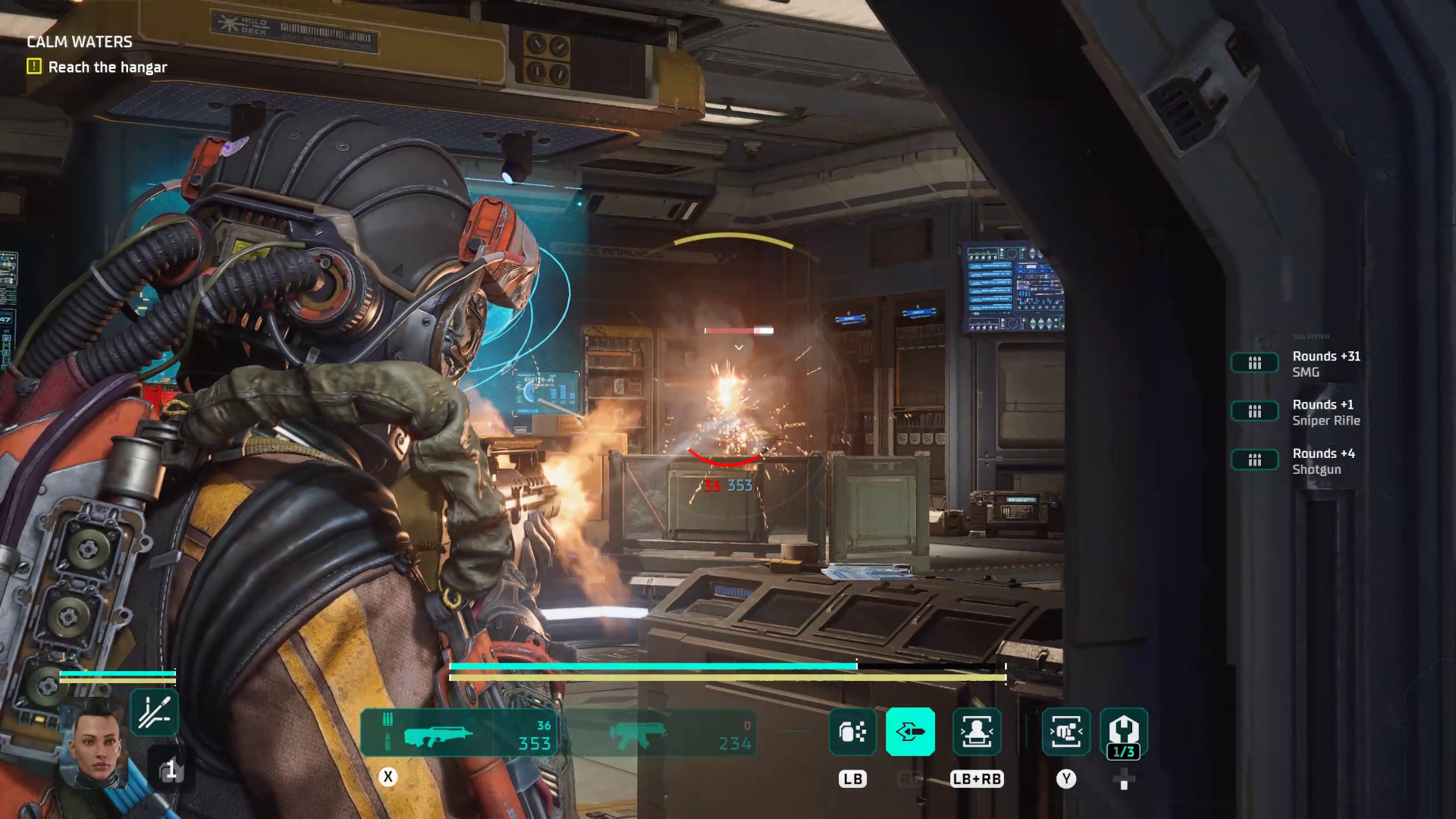 Screenshot from The Expanse: Osiris Reborn preview.