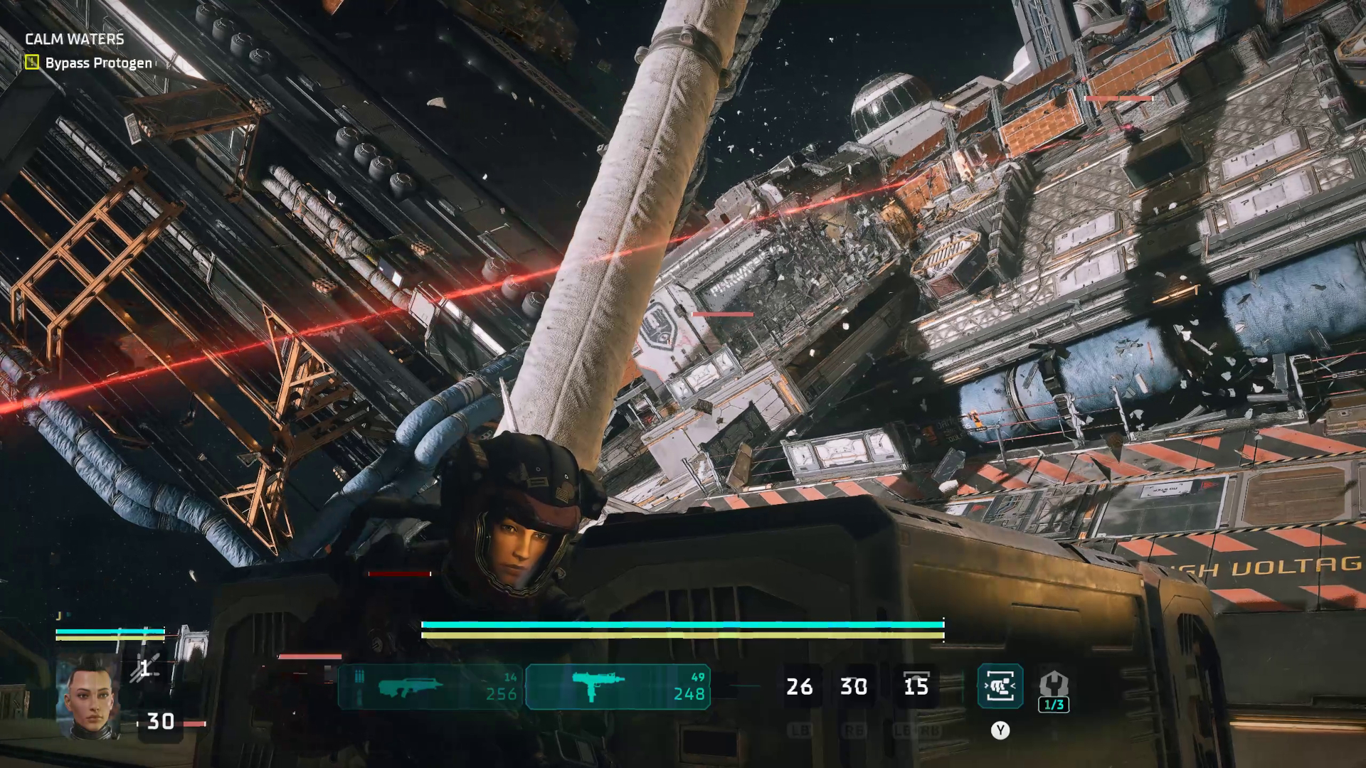 Screenshot from The Expanse: Osiris Reborn preview.