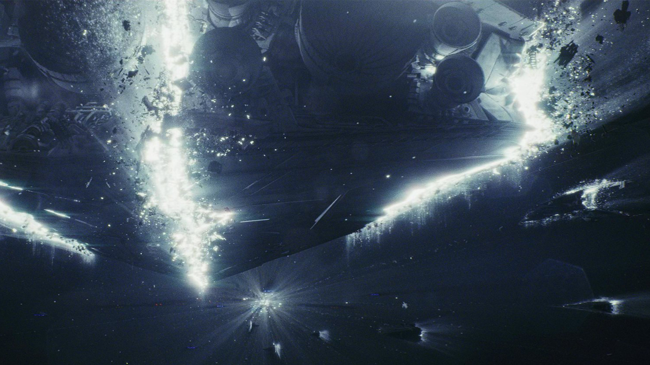 The Holdo Maneuver as seen in Star Wars The Last Jedi