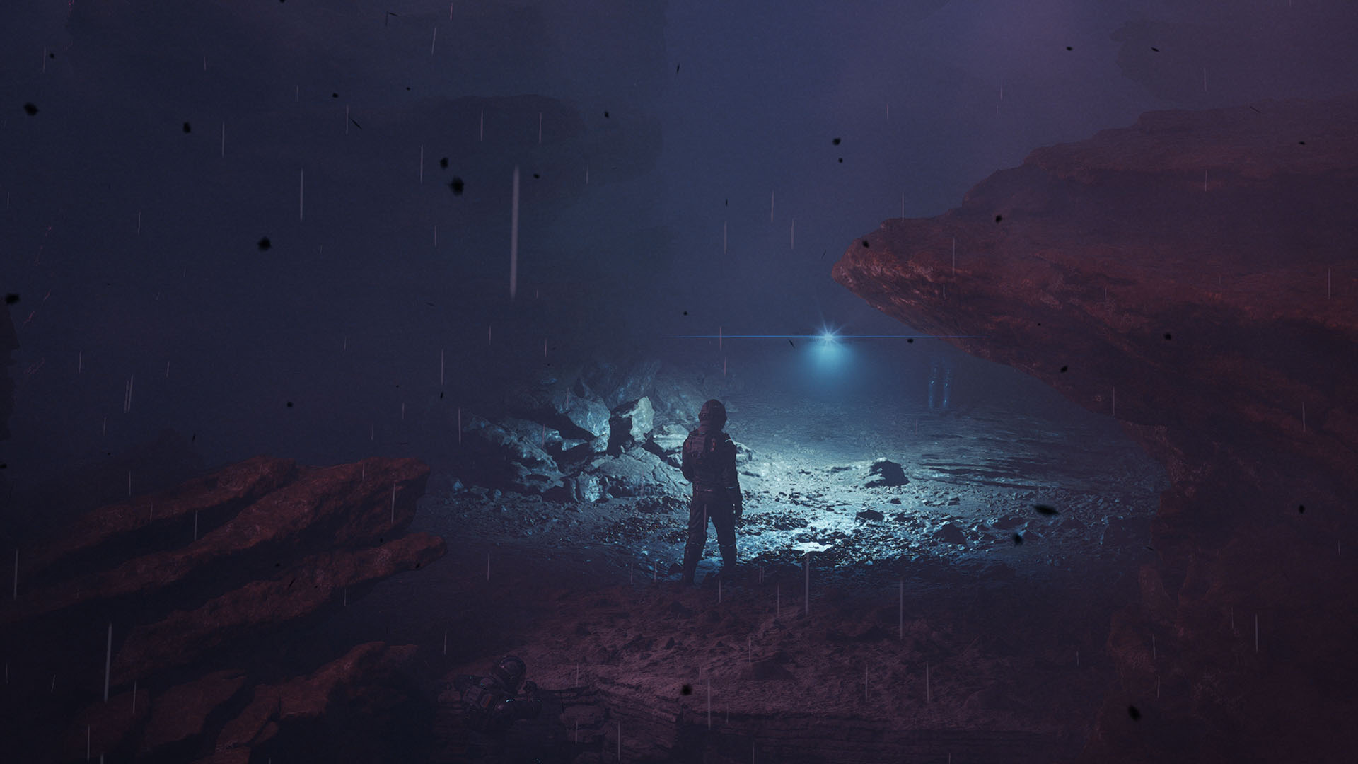 Screenshot from the 2026 space horror game 