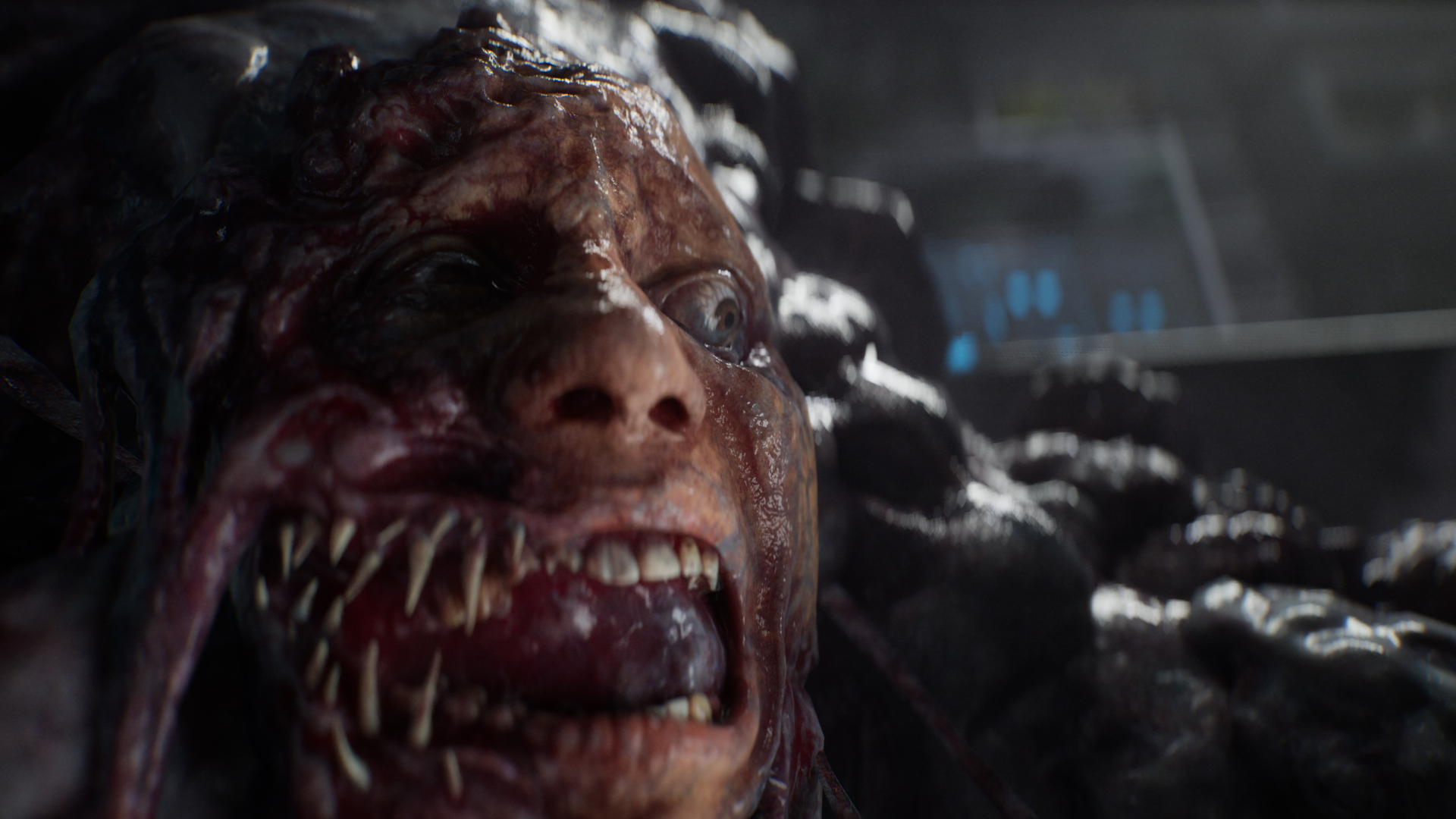Screenshot from the 2026 space horror game 