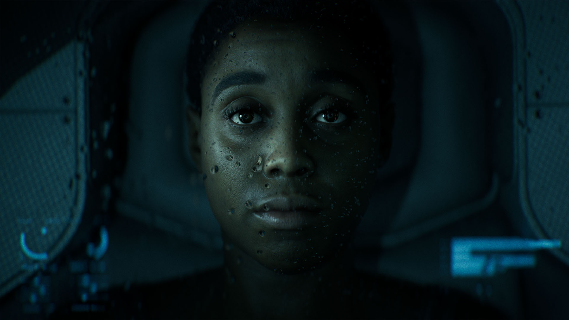 Screenshot from the 2026 space horror game 