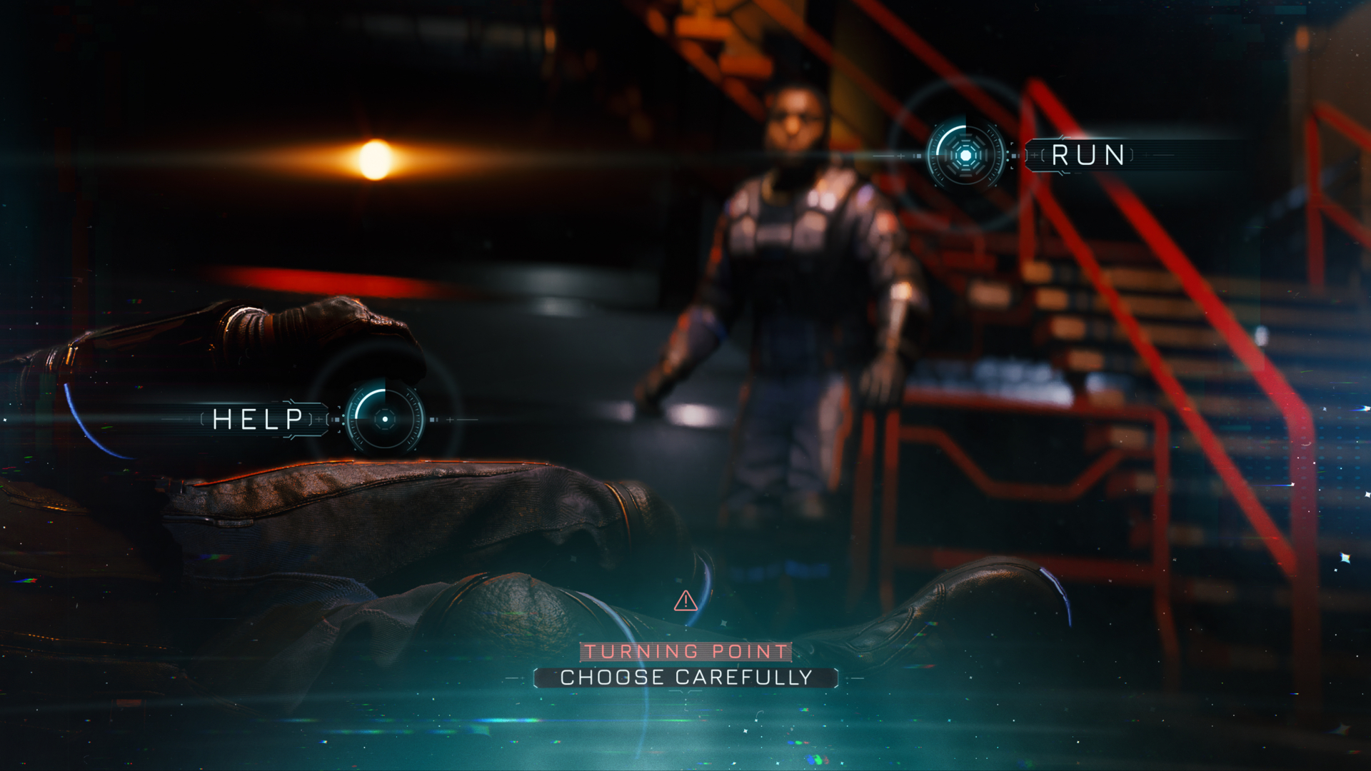 Screenshot from the 2026 space horror game 
