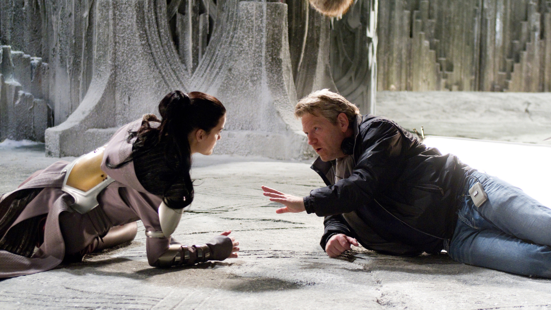 Screenshot from the 2011 sci-fi super hero movie 
